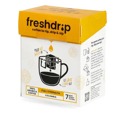 Freshdrip – colombia full strength filteres kávé