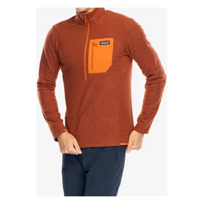 Patagonia R1 Air Zip Neck Cipzáras felső - burnished red