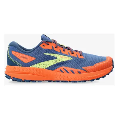 Brooks Divide Terepfutó cipő - navy/firecracker/sharp green