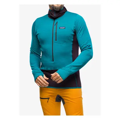 Patagonia R1 Pullover Hoody Cipzáras férfi felső - obsidian plum