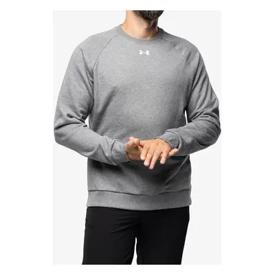 Under Armour Rival Fleece Crew Férfi pulóver - castlerock light heather/white