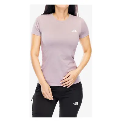 The North Face S/S Simple Dome Tee Női pamutpóló - purple chalk