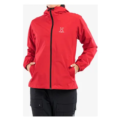 Haglofs Buteo Jacket Női Esőkabát - scarlet red