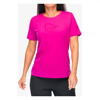 Norrona Cotton Viking T-Shirt Női pamutpóló - festival fuchsia