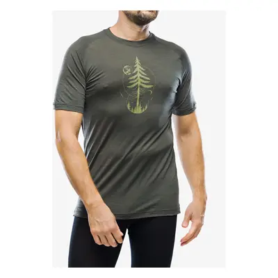 Sensor Merino Air PT Tee S/S Termoaktív póló - olive green earth