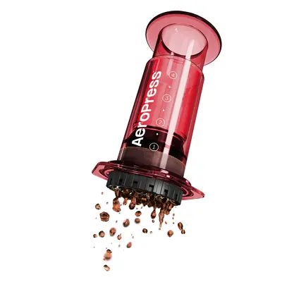 AeroPress Clear Turista kávéfőző - red