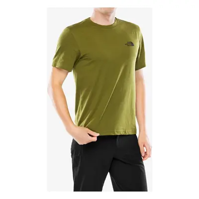 The North Face S/S Simple Dome Tee Pamutpóló - forest olive