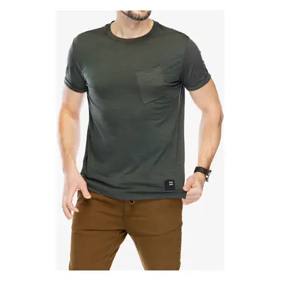 Sensor Merino Air Traveller Tee Merinó póló - olive green