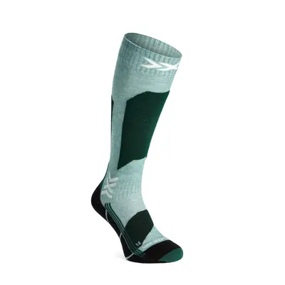 X-Socks Ski Discover OTC Női sízokni - sage green/english lawn