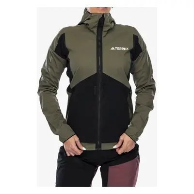 adidas TERREX Techrock GORE-TEX WINDSTOPPER Softshell Jkt Női túrasídzseki - olive strata/black