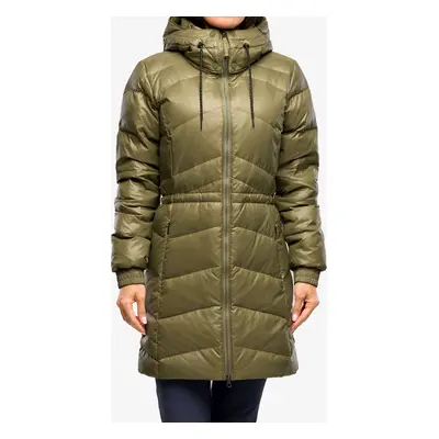 Columbia Icy Heights II Down Mid Jacket Női Tollkabát - stone green gunmetal