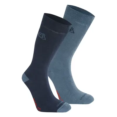 Craghoppers NosiLife Travel Twin Pack Socks Túrazokni - blue navy/blue stone