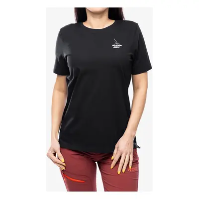 Mammut Core T-Shirt Snow Női pamutpóló - black