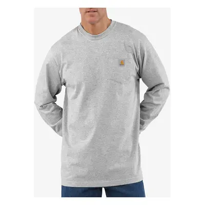 Carhartt Workwear Pocket T-Shirt L/S Hosszú ujjú póló - heather grey