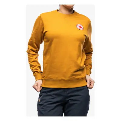 Fjallraven Logo Badge Sweater W Női felső - acorn