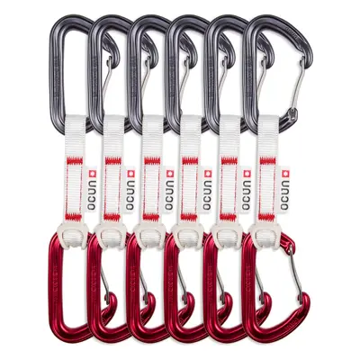 Ocun Hawk QD Wire Bio-Dyn-Ring mm cm 6-pack Expressz sziklamászáshoz - red