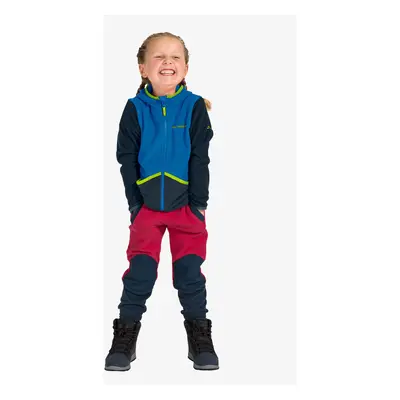 Vaude Kids Pulex Hooded Jacket Gyermek Pulóver - radiate blue/eclipse