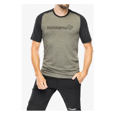 Norrona Fjora Equaliser Lightweight T-Shirt Biciklis póló - olive night