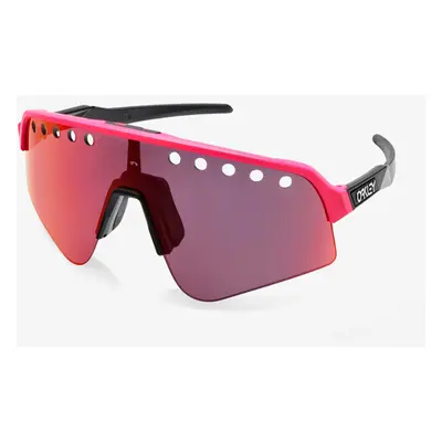 Oakley Sutro Lite Sweep Kerékpáros Szemüveg - pink/black/prizm red