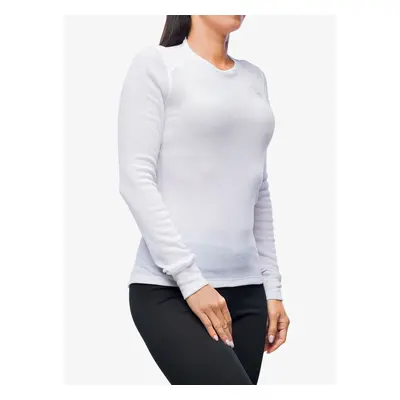 Odlo Active Warm Eco BL Top Crew Neck LS Női hőszigetelő felső - white