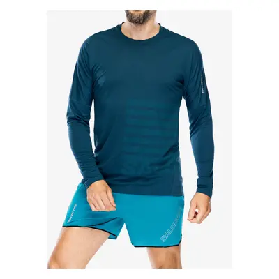 Salomon Sense Aero LS Tee GFX Futófelső - deep dive