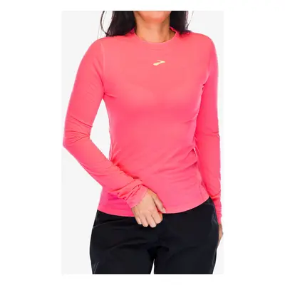 Brooks High Point Long Sleeve Női futófelső - neo pink