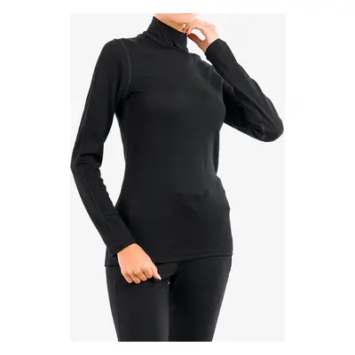 Icebreaker Tech LS Turtleneck Női Felső - black