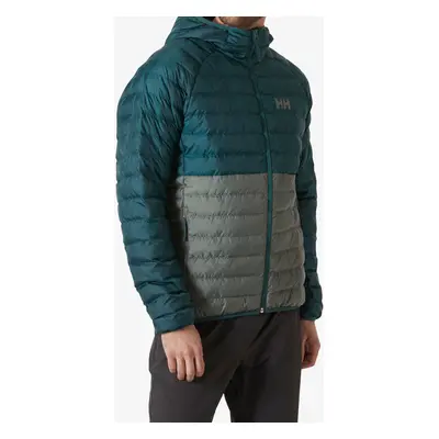 Helly Hansen Banff Hooded Insulator Bélelt kabát - dark creek/grey cactus