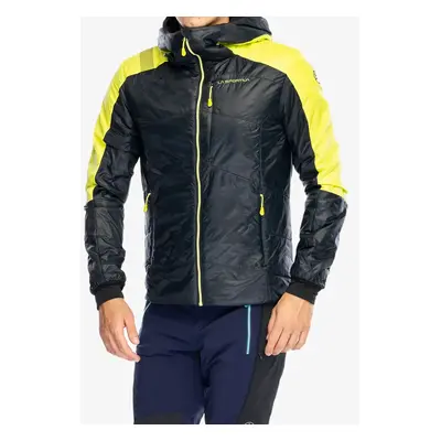 La Sportiva Alpine Guide Primaloft Hoody Bélelt kabát - black/lime punch