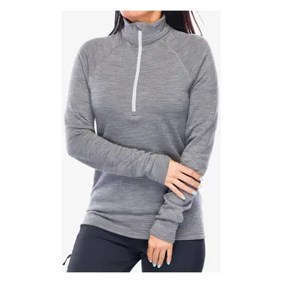 Houdini Desoli Thermal Half Zip Termoaktív női felső - college grey