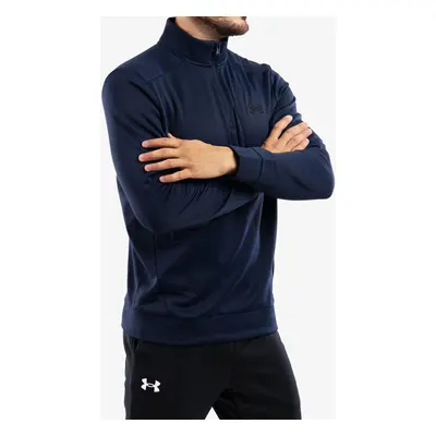 Under Armour UA Armour Fleece 1/4 Zip Felső - midnight navy/black