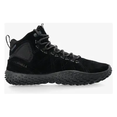 Merrell Wrapt Mid WP Túracipők - black/black