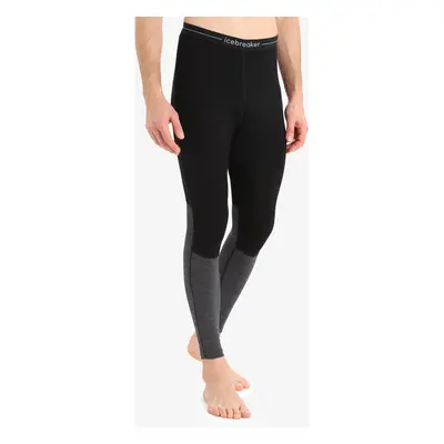 Icebreaker ZoneKnit Leggings Hőszigetelő hosszú alsó - black/jet