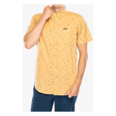 Columbia Rapid Rivers Printed Short Sleeve Shirt Ing - light camel explorer