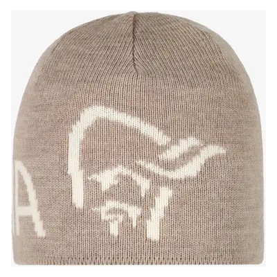 Norrona MerinoUll Logo Beanie Téli sapka - pure cashmere