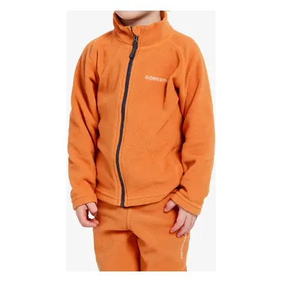 Didriksons Monte Full Zip Gyermek pulóver - orange jam