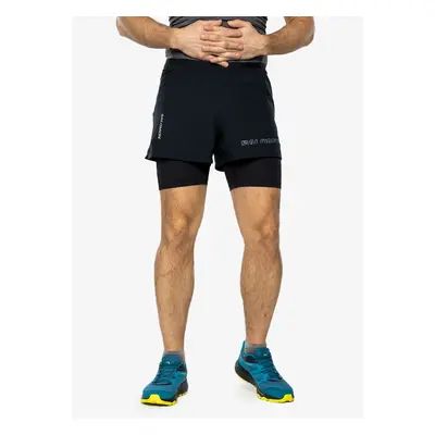 Salomon Cross 2in1 Shorts Férfi Rövid Futónadrág - deep black