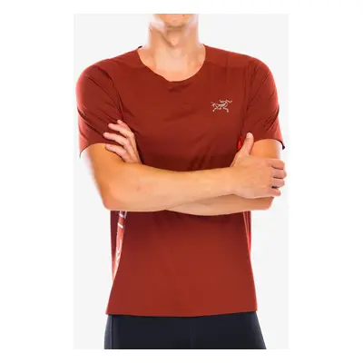 Arcteryx Norvan Downword Logo Shirt SS Futópóló - sequoia/solaris