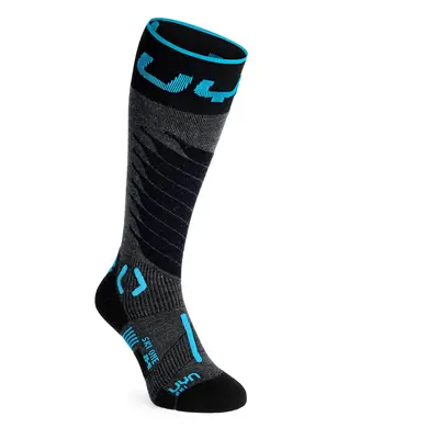 UYN Man Ski One Merino Socks Férfi Zokni - anthracite/turquise