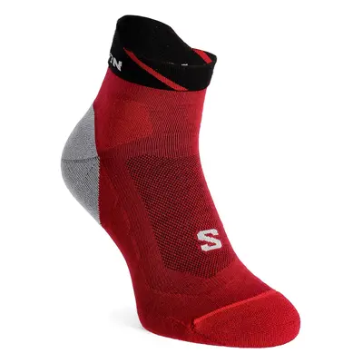 Salomon Speedcross Ankle Futózokni - red dahlia/black/poppy