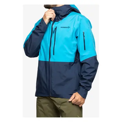 Norrona Lofoten Gore-Tex Jacket Membrános Dzseki - hawaiian surf/indigo night