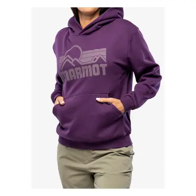 Marmot Coastal Hoody Női kapucnis felső - purple fig