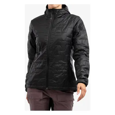 Helly Hansen Lifaloft Hooded Insulator Jacket Női Kabát - black matte