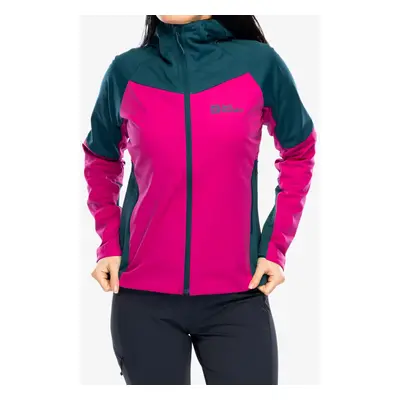 Jack Wolfskin Brisstal Hoody Női softshell-kabát - new magenta