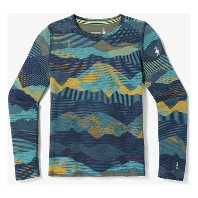 Smartwool Classic Thermal Merino Base Layer Crew Boxed Gyermek pulóver - blueberry mtn