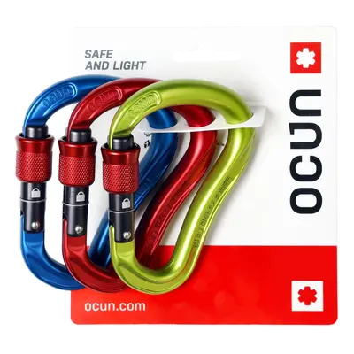 Ocun Eagle HMS SG 3-pack Karabinerkészlet - red/blue/green