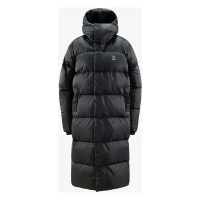 Haglofs Long Down Parka Női Tollkabát - true black