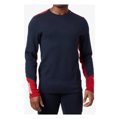 Helly Hansen LIFA Merino Midweight Crew Termoaktív felső - navy/cobalt