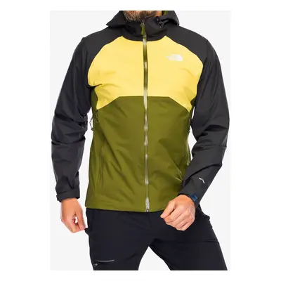 The North Face Stratos Jacket Esőkabát - olive/yellow silt