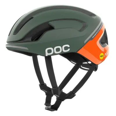 POC Omne Beacon MIPS Kerékpáros sisak - fluo orange/epidote green matt